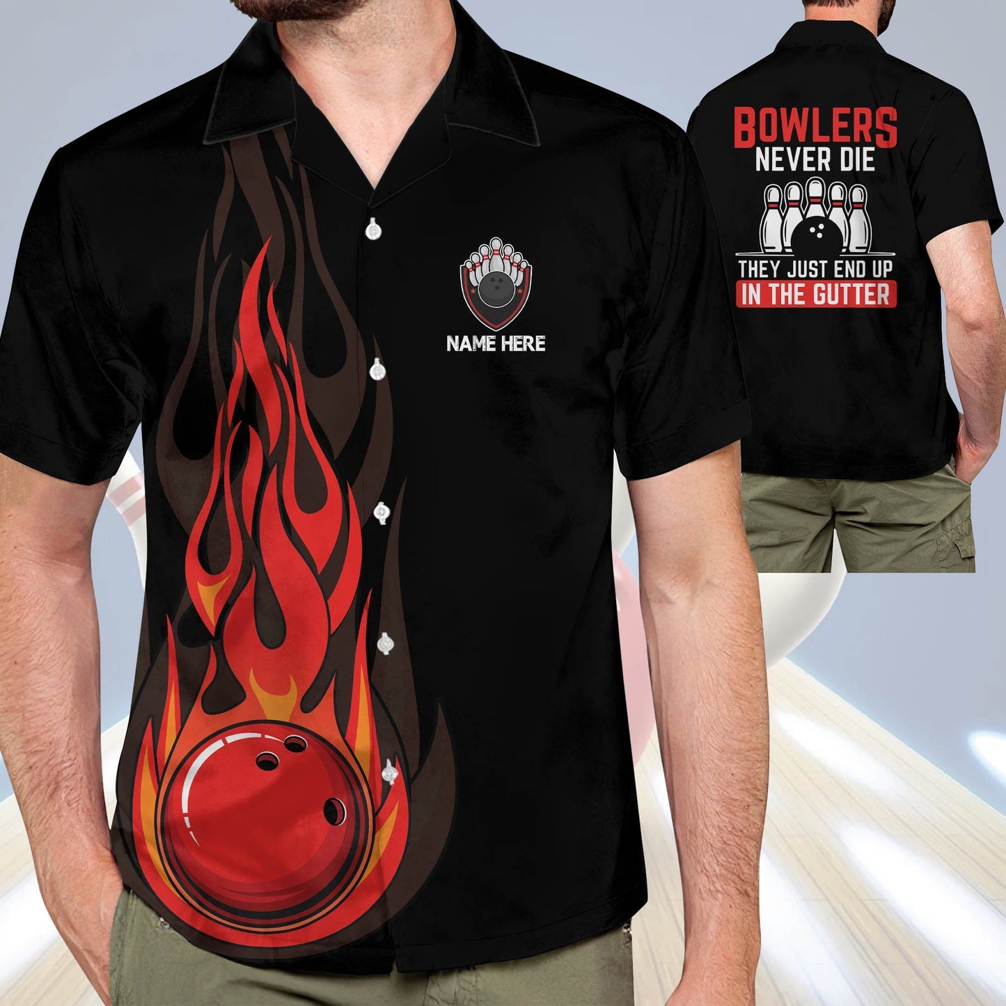 Frenzideas Blowers Never Die They Just End Up In The Gutter Personalized Name Hawaiian Shirt