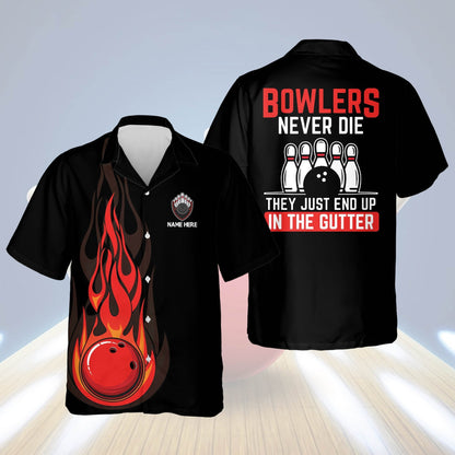 Frenzideas Blowers Never Die They Just End Up In The Gutter Personalized Name Hawaiian Shirt