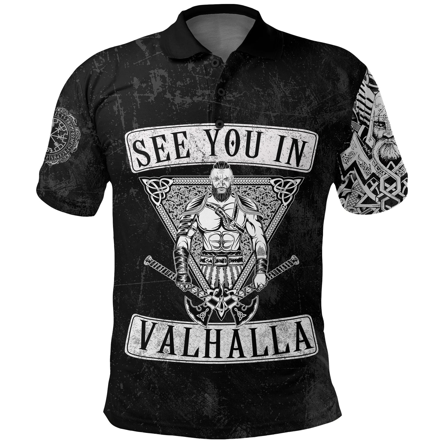 Frenzidea Viking Style Polo Shirts See You In Valhalla