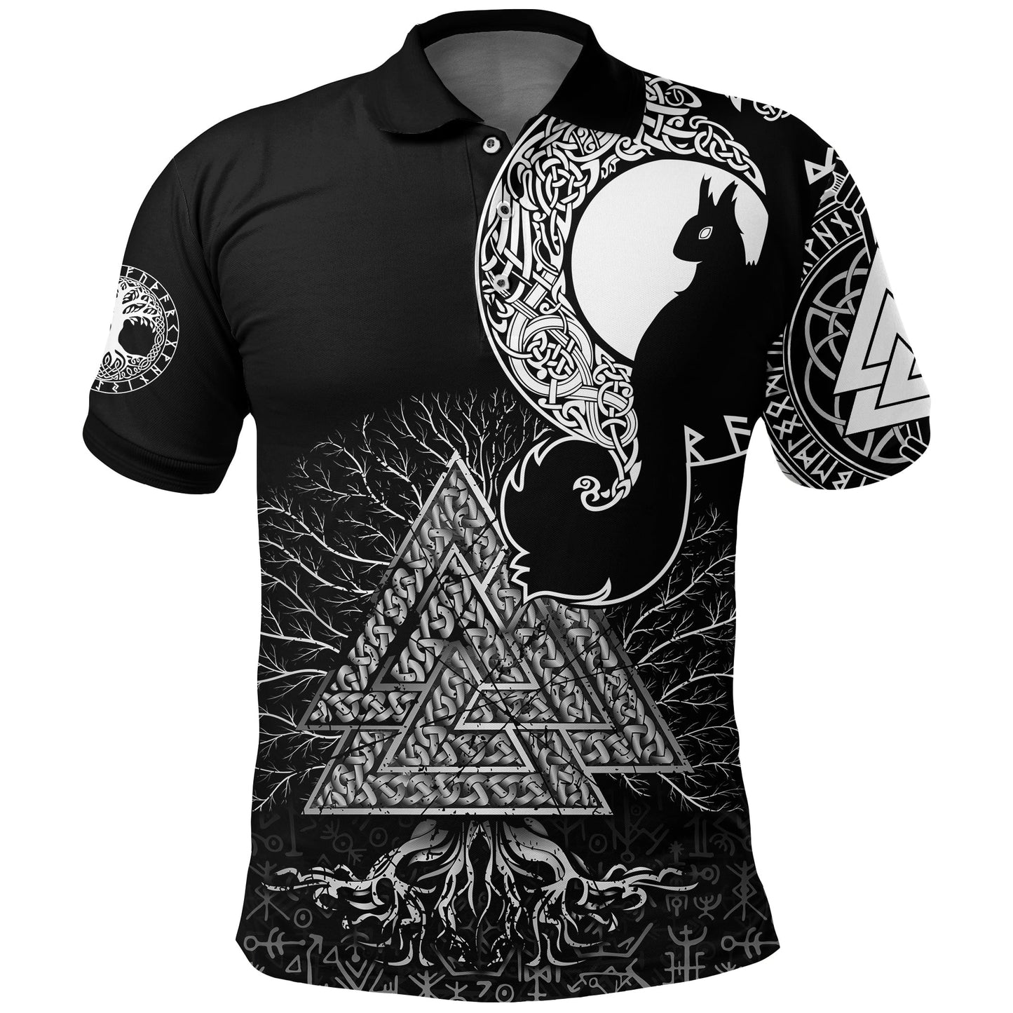 Frenzidea Viking Style Polo Shirt - Ratatoskr