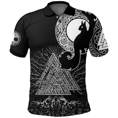 Frenzidea Viking Style Polo Shirt - Ratatoskr