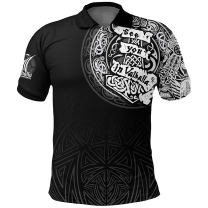 Frenzidea Viking Style Polo Shirt - See You In Valhalla