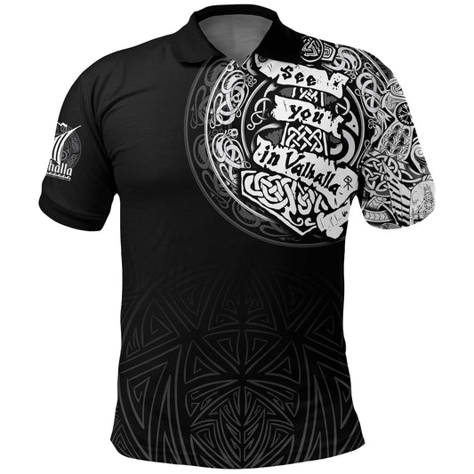 Frenzidea Viking Style Polo Shirt - See You In Valhalla