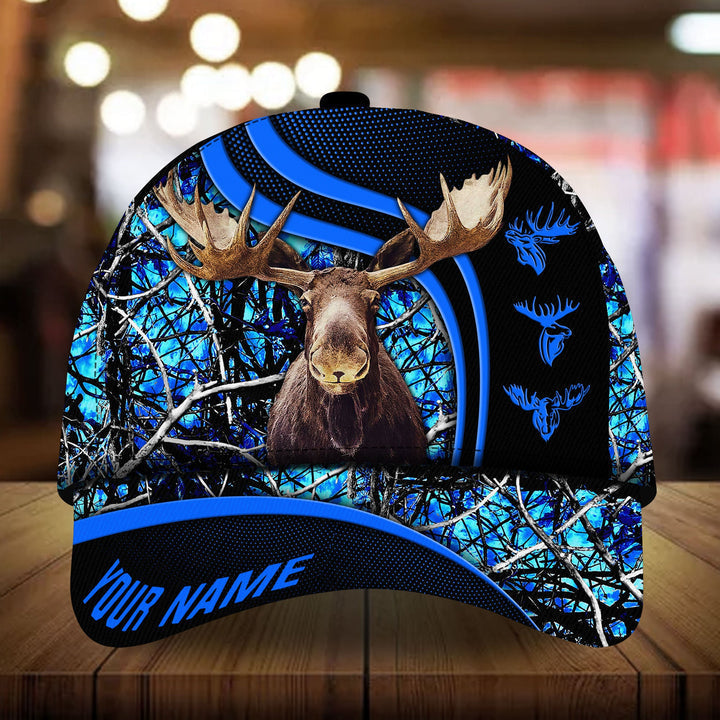 Frenzidea Moose Hunter Personalized Cap
