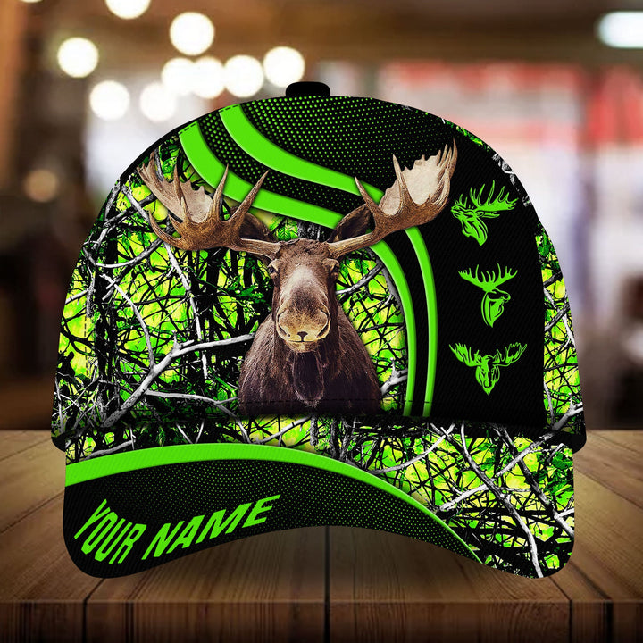 Frenzidea Moose Hunter Personalized Cap