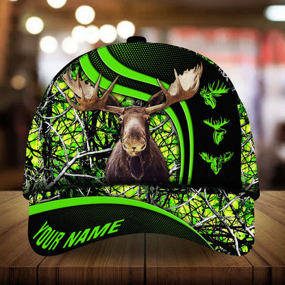 Frenzidea Moose Hunter Personalized Cap