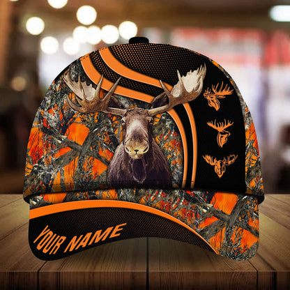 Frenzidea Moose Hunter Personalized Cap