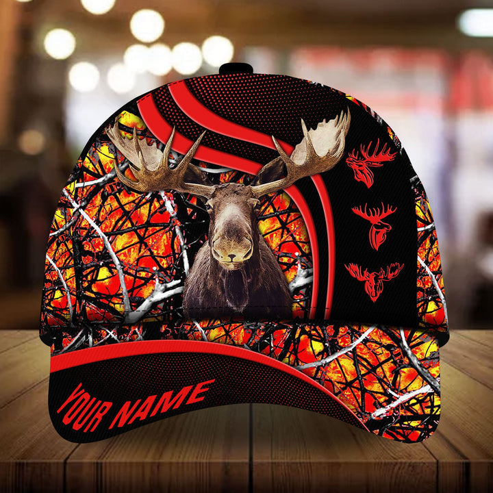 Frenzidea Moose Hunter Personalized Cap