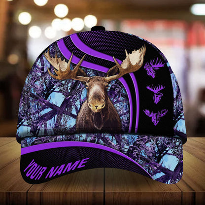 Frenzidea Moose Hunter Personalized Cap