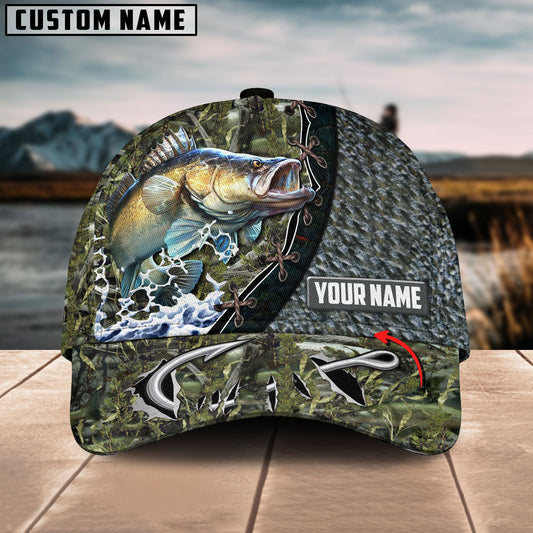 Frenzidea Personalized Fishing Water Detail Cap