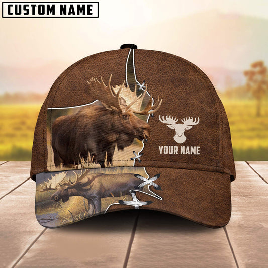 Frenzidea Moose Hunting Camouflage Personalized Cap