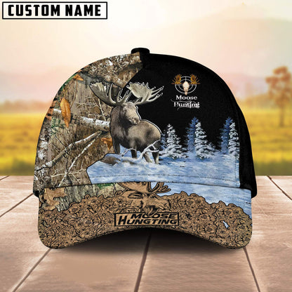 Frenzidea Love Moose Hunting Personalized Cap
