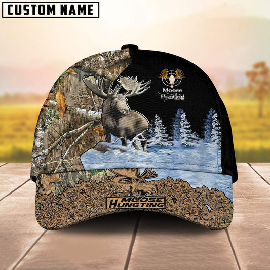 Frenzidea Love Moose Hunting Personalized Cap
