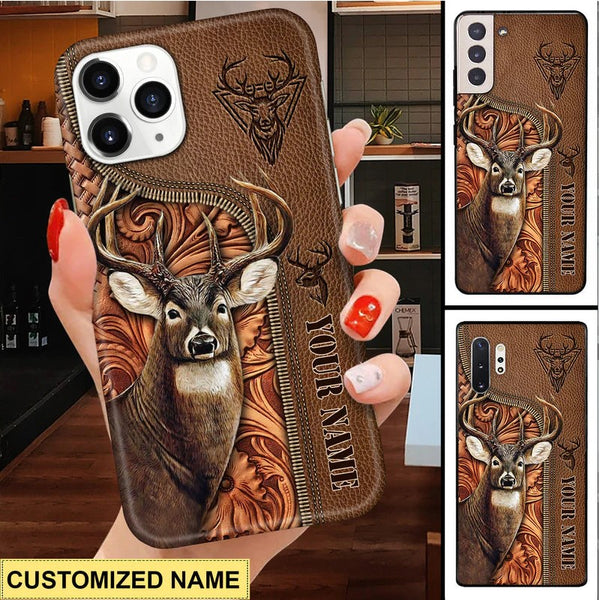 Frenzidea Deer Hunting Personalized Name Phone Case