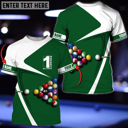 Frenzidea One Pocket Billiards Personalized Unisex Shirt