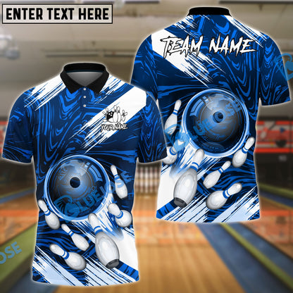 Frenzideas Bowling And Pins Stormy Personalized Name, Team Name Unisex Shirt