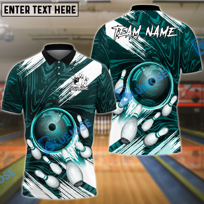 Frenzideas Bowling And Pins Stormy Personalized Name, Team Name Unisex Shirt