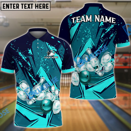 Frenzideas Bowling Ball And Pins Winner Personalized Name, Team Name Unisex Shirt (Copy)