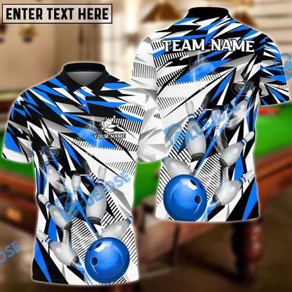 Frenzideas Bowling And Pins Diamonds Dart Personalized Name, Team Name Unisex Shirt