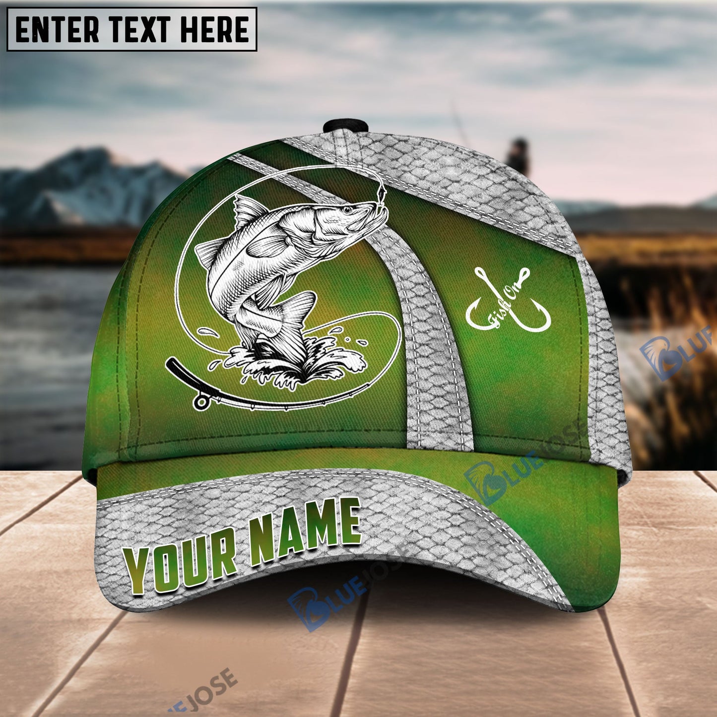Frenzidea Personalized Common Snook Fishing Cap