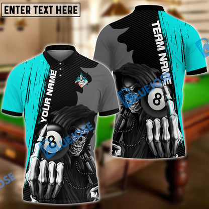 Frenzidea Billiards Grim Reaper Personalized Shirt (6 Colors)