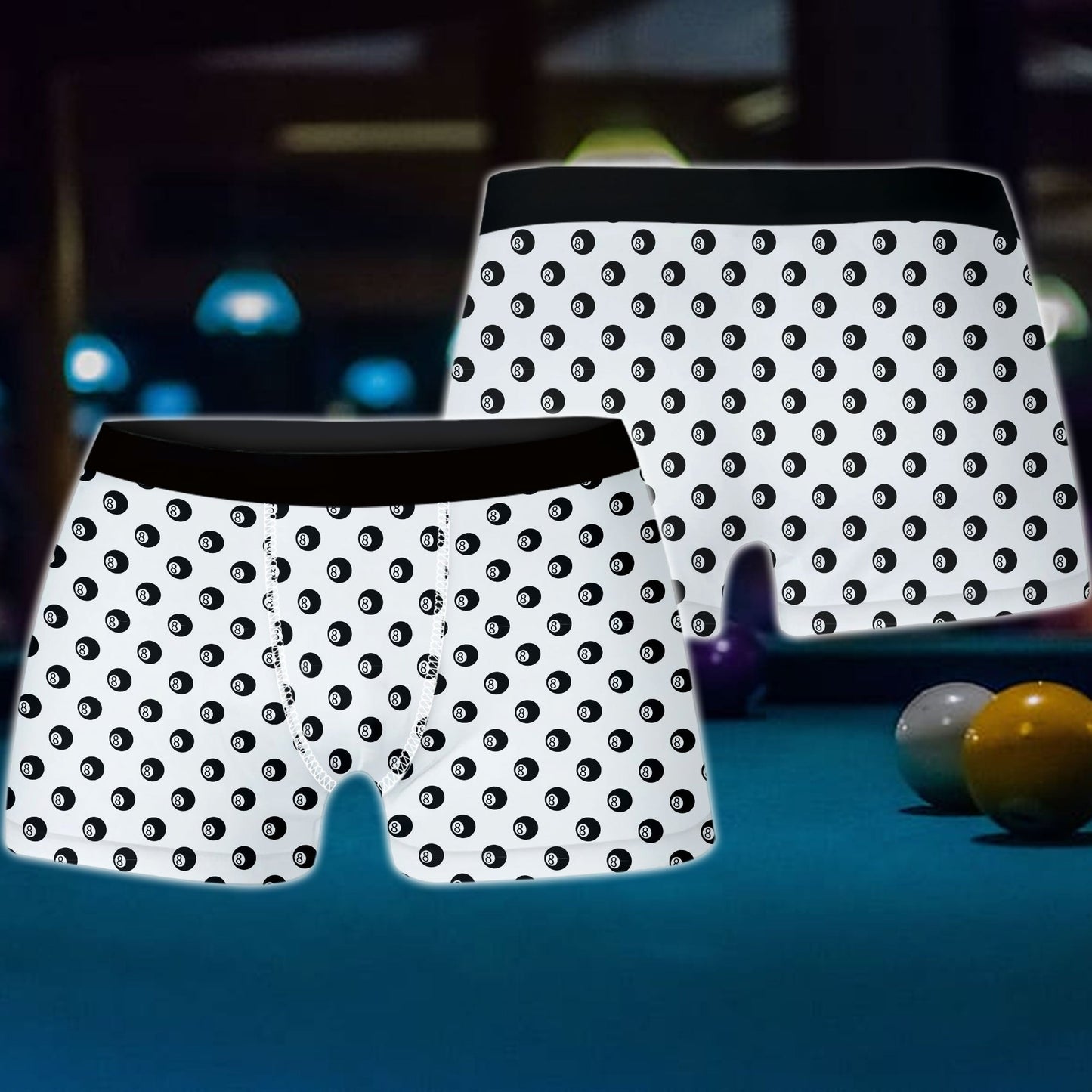 Frenzidea Billiard Ball Pattern Men's Boxer