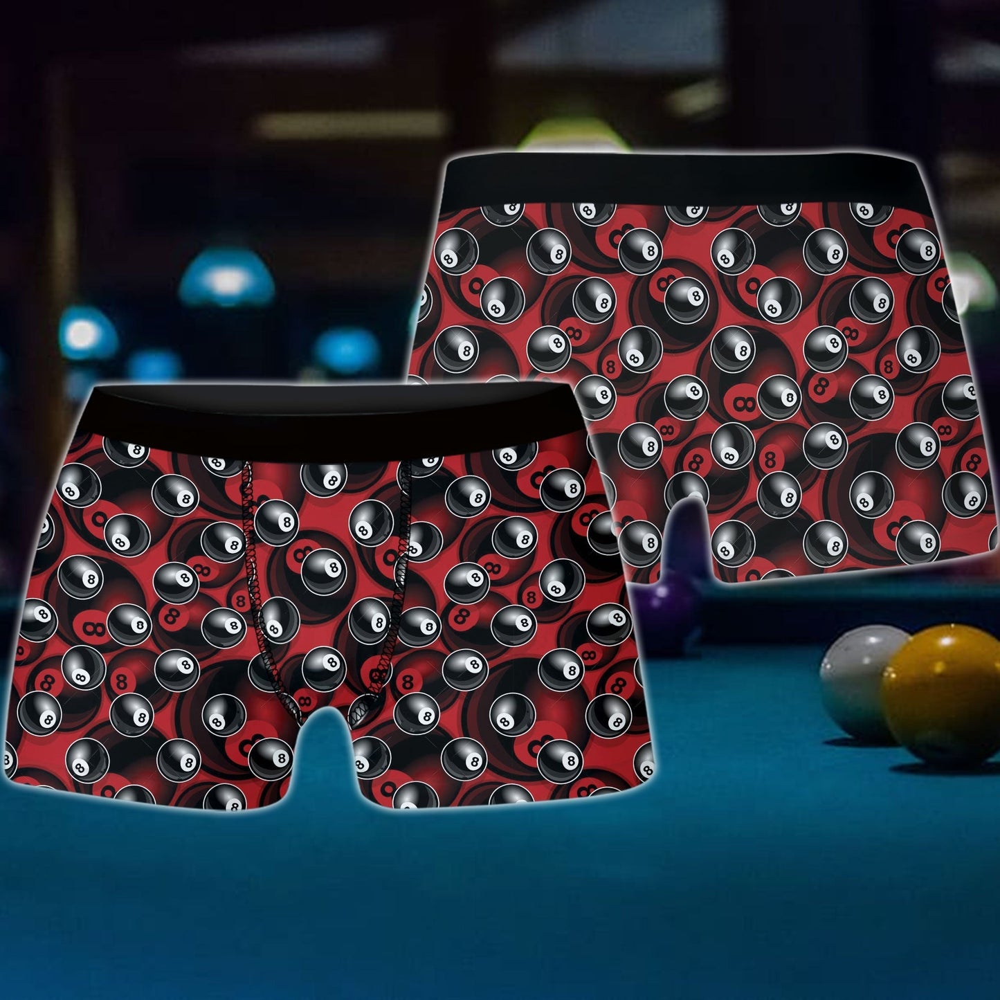 Frenzidea Billiard Ball Pattern Men's Boxer