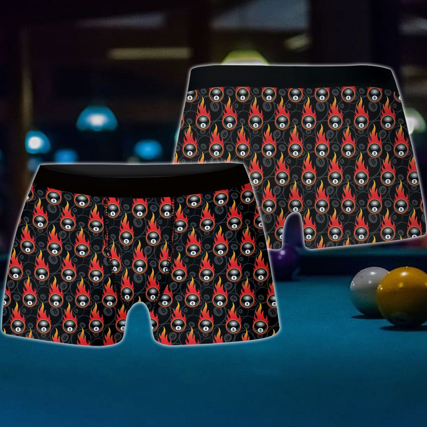 Frenzidea Billiard Ball Pattern Men's Boxer