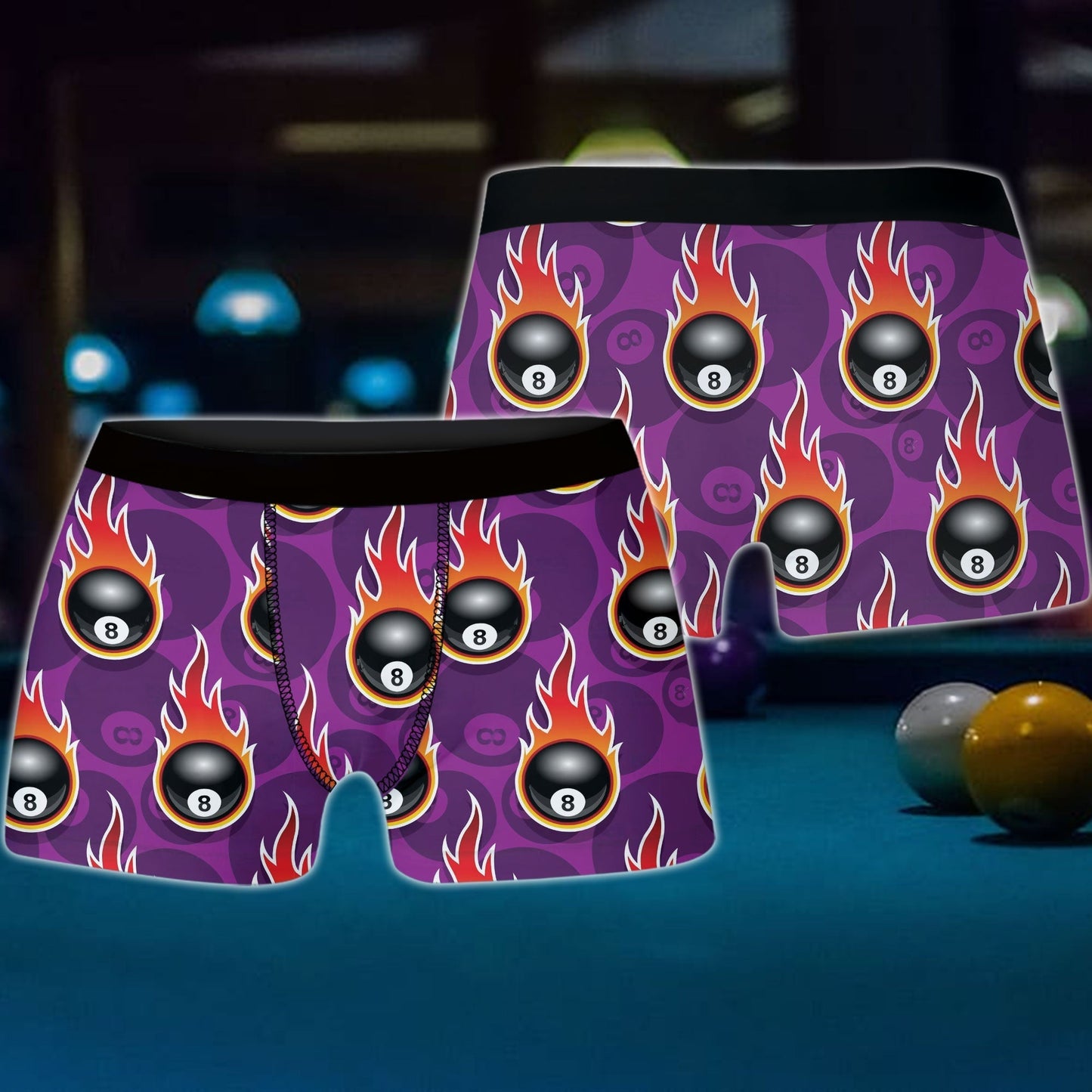 Frenzidea Billiard Ball Pattern Men's Boxer