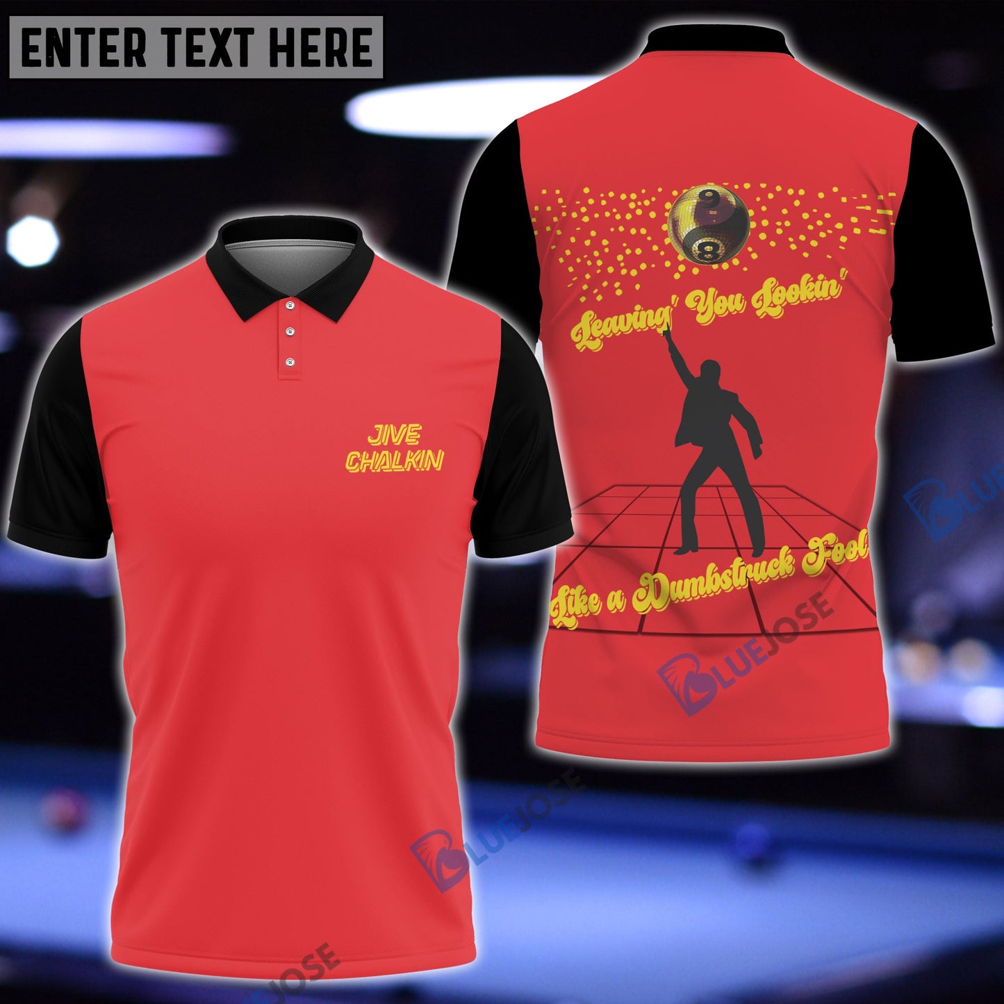 Frenzidea Billiards Leaving You Looking Personalized Name, Team Name Unisex Shirt