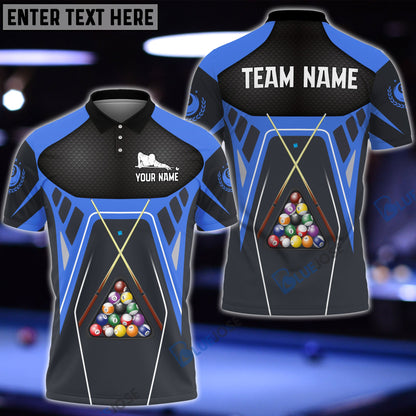 Frenzidea Billiards Master Personalized Name Shirt ( 6 Colors)