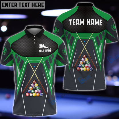 Frenzidea Billiards Master Personalized Name Shirt ( 6 Colors)