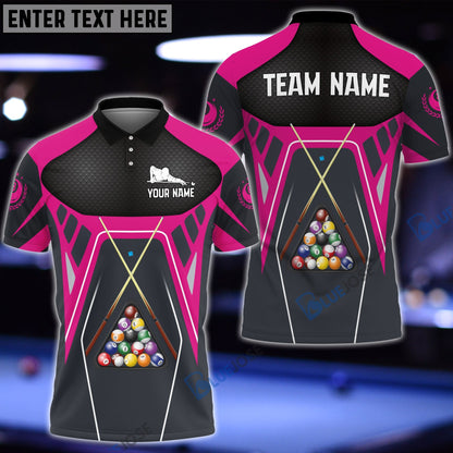 Frenzidea Billiards Master Personalized Name Shirt (6 Colors)