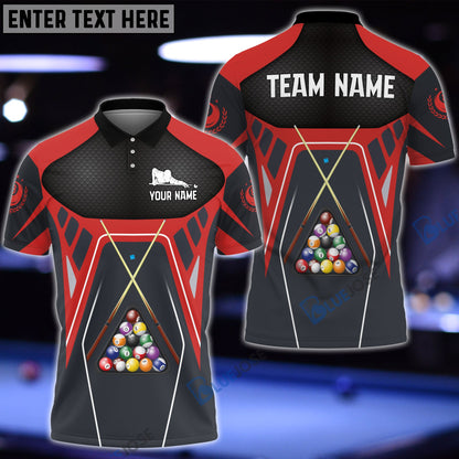 Frenzidea Billiards Master Personalized Name Shirt ( 6 Colors)