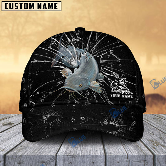 Frenzidea Personalized Catfish Fishing Broken Glass Cap