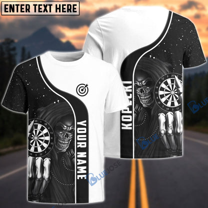 Frenzidea Dart Skull Personalized Name 3D Shirt