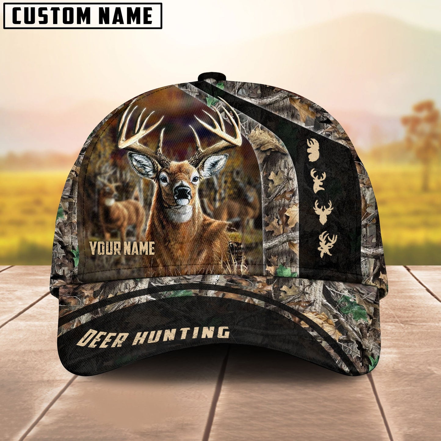 Frenzidea Deer Hunting New Personalized Cap