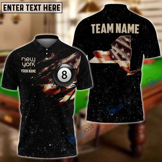 Frenzidea Billiards New York Personalized Shirt