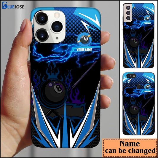 Frenzidea Billiard Blue Personalized Name Phone Case