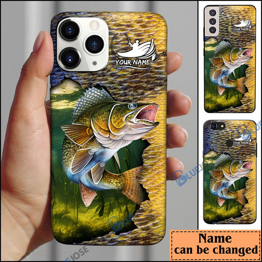 Frenzidea Fishing Bass Skin  Personalized Name Phone Case