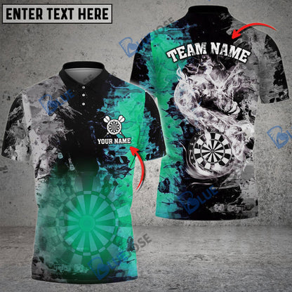 Frenzidea Darts Mist Dragon Personalized Name, Team Name 3D Shirt (4 Colors)
