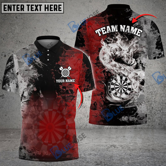 Frenzidea Darts Mist Dragon Personalized Name, Team Name 3D Shirt (4 Colors)