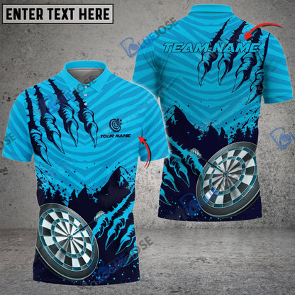 Frenzidea Darts Hand Of Monster Personalized Name, Team Name 3D Shirt (4 Colors)