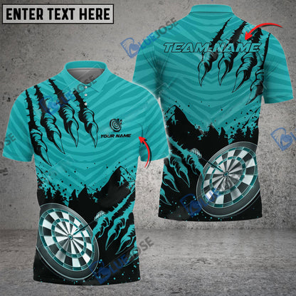 Frenzidea Darts Hand Of Monster Personalized Name, Team Name 3D Shirt (4 Colors)