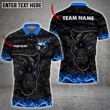 Frenzidea BilliardsBall 8 Black Panther Personalized Name, Team Name Unisex Shirt ( 4 Colors )