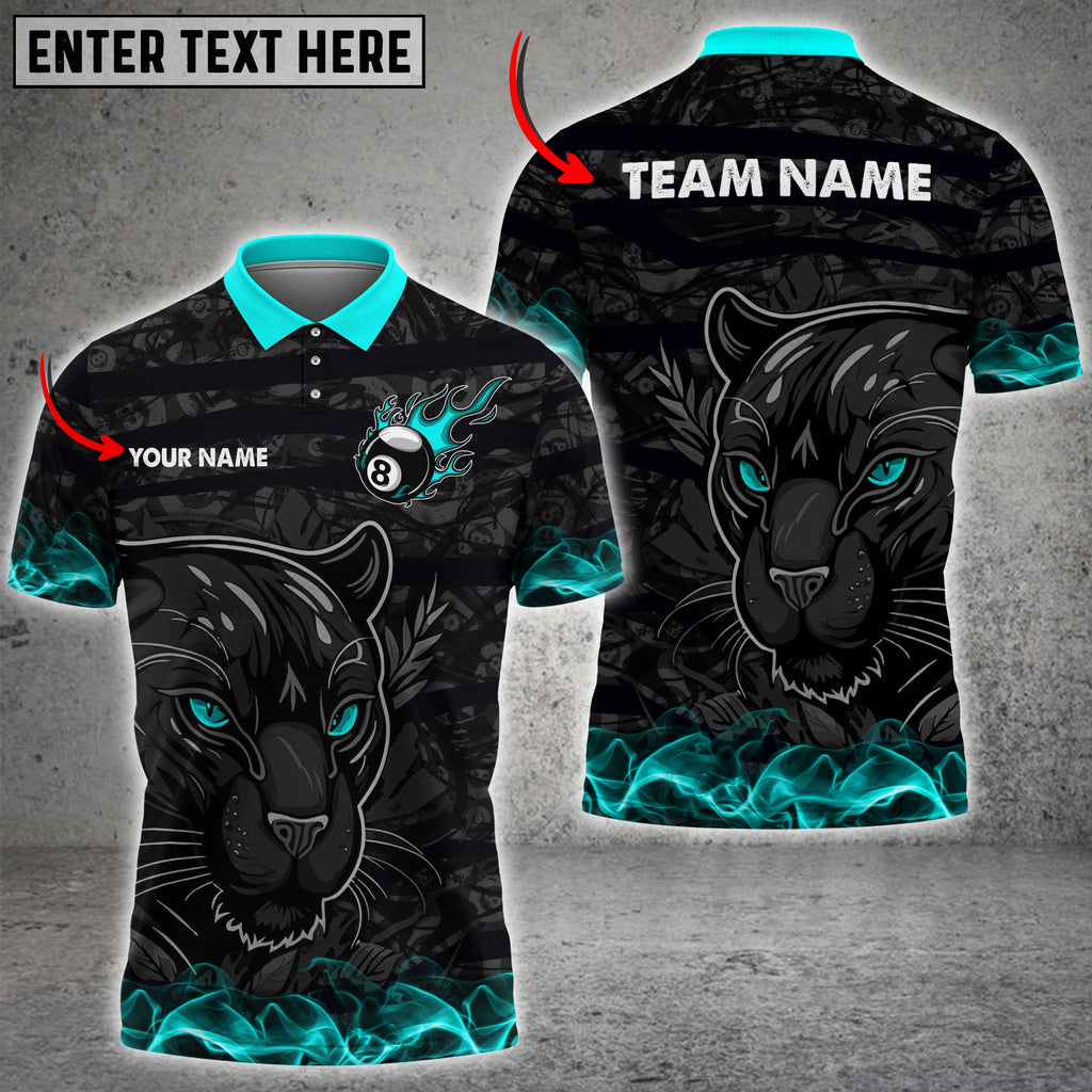 Frenzidea BilliardsBall 8 Black Panther Personalized Name, Team Name Unisex Shirt ( 4 Colors )