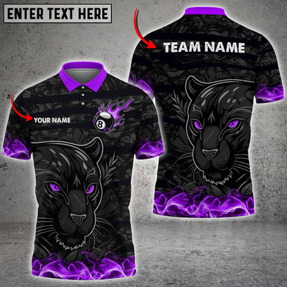 Frenzidea BilliardsBall 8 Black Panther Personalized Name, Team Name Unisex Shirt ( 4 Colors )