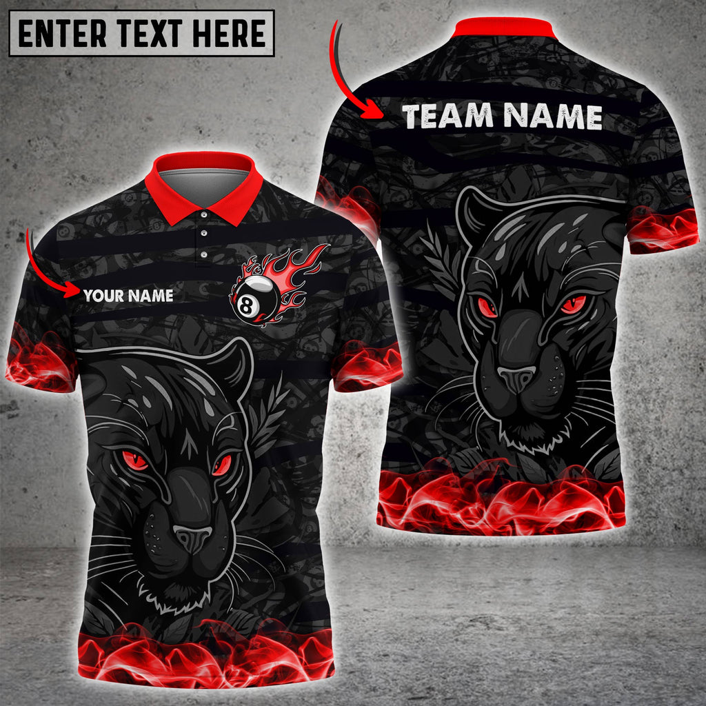 Frenzidea BilliardsBall 8 Black Panther Personalized Name, Team Name Unisex Shirt ( 4 Colors )