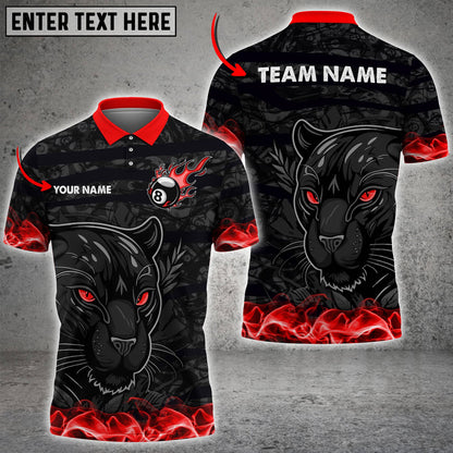 Frenzidea BilliardsBall 8 Black Panther Personalized Name, Team Name Unisex Shirt ( 4 Colors )