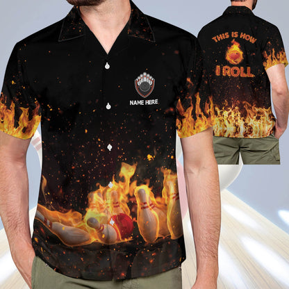 Frenzideas This Is How I Roll Personalized Name Hawaiian Shirt